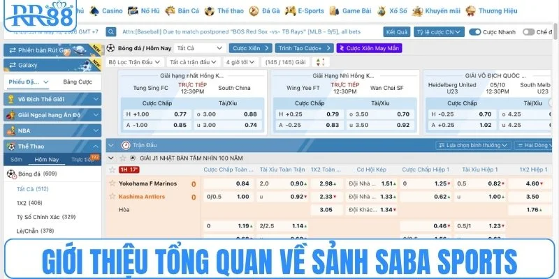 Giới thiệu tổng quan về sảnh Saba Sports
